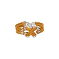 545-bracelet-multi-rang-liege-jaune