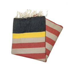 fouta-plate-kerouan-noir-jaune-beige-rouge-brique